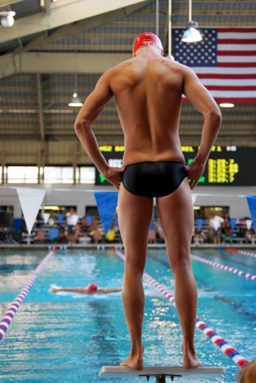 Speedos at the Pool