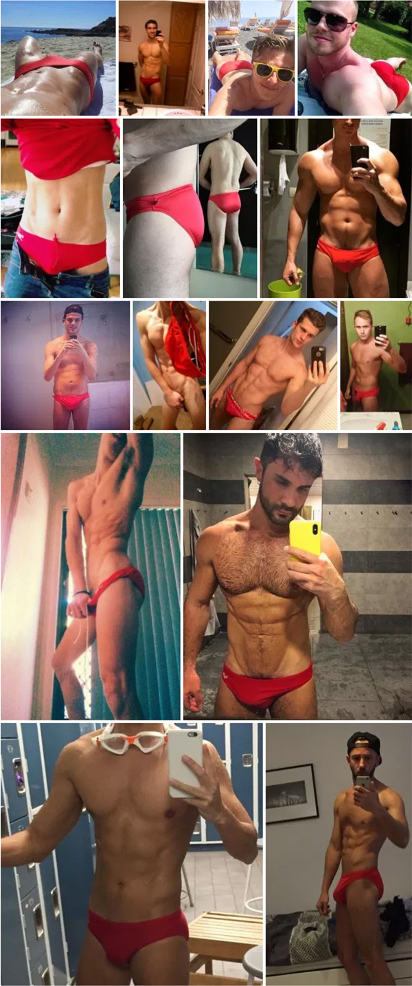 Red Speedo Selfies