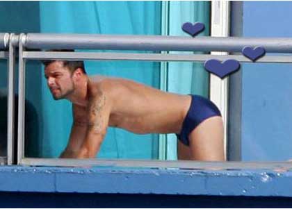 Ricky Martin in Speedos.... again.