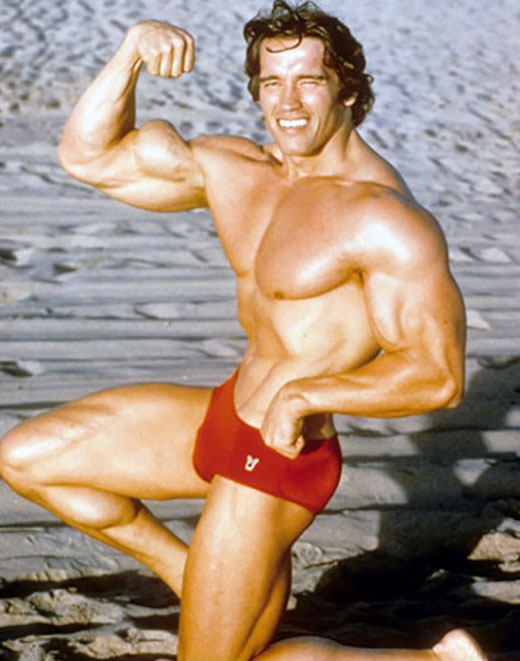 Schwarzenegger's in Speedos