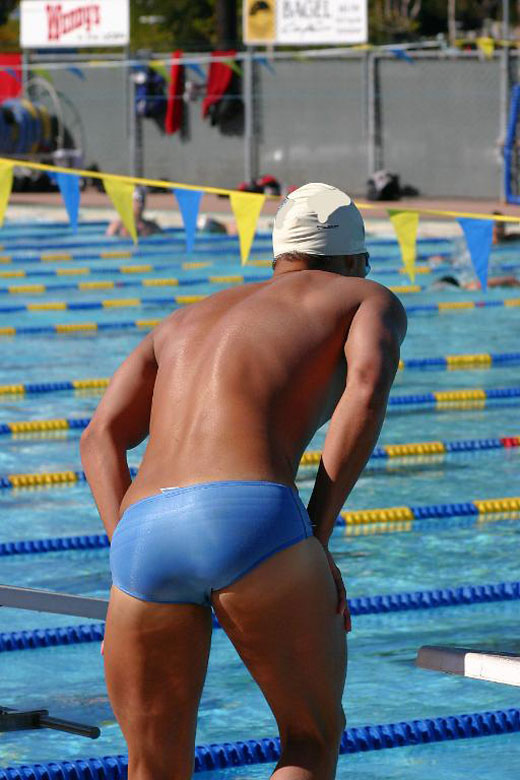 Blue Speedos