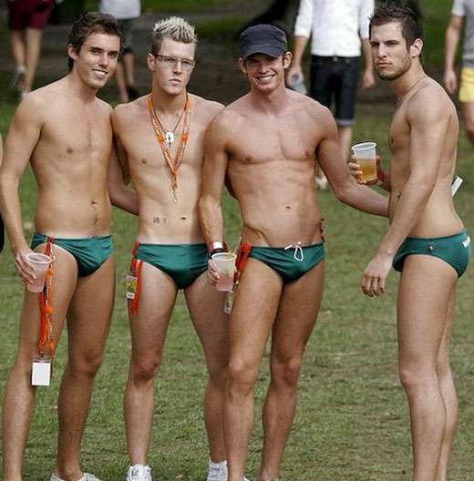 St. Paddy's Speedos (Green Speedos of course)