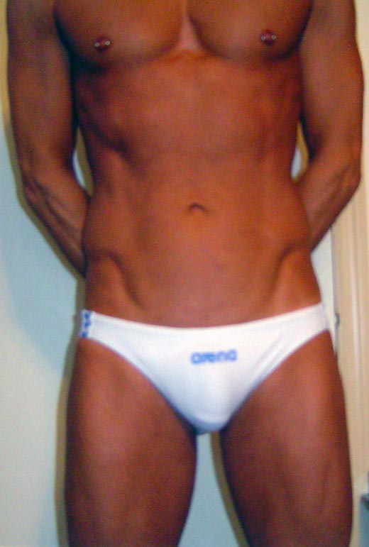 Scotty's White Arena Swimwear