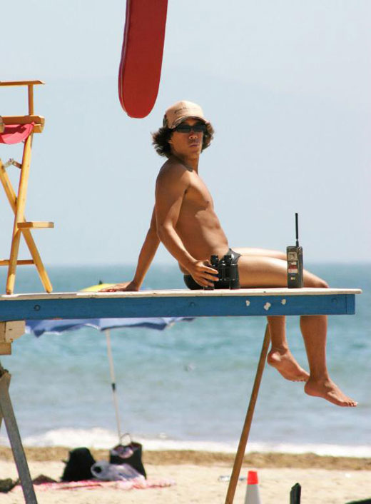 American Lifeguards in Speedos