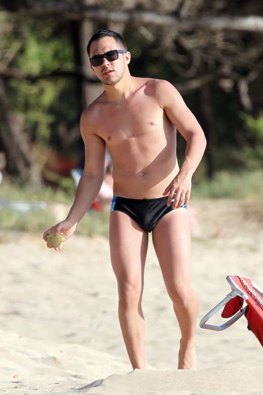 Carlos Pena in Speedo