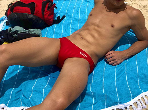 Red Speedo Perfection