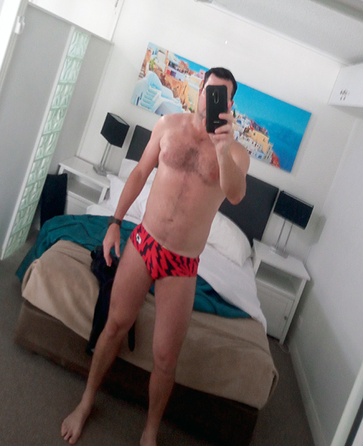 Morning Speedo Selfie